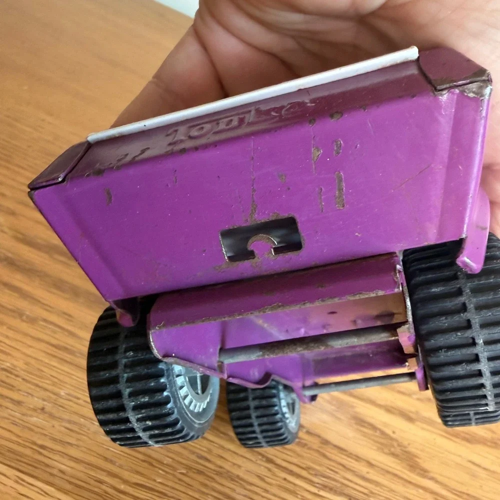 Vintage 1974 Tonka Pony Puller Pickup Truck Purple Pressed Steel Made in USA